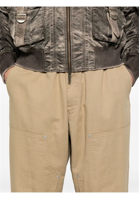 Pantaloni con coulisse in beige Yohji Yamamoto - uomo Yohji Yamamoto | HPP980401